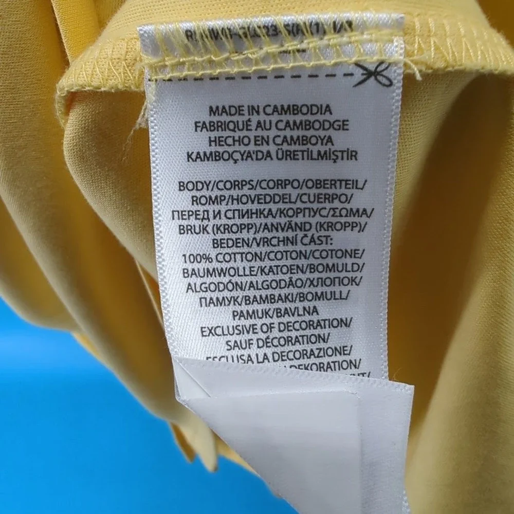 Polo Ralph Lauren Mens 3XLT Yellow Short Sleeve Cotton Flesh Polo Shirt 3XL Tall